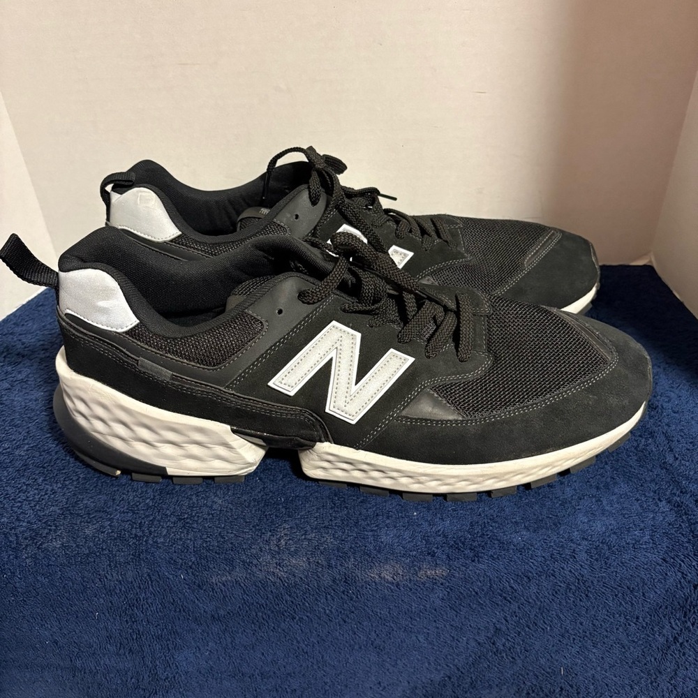 2019 NEW BALANCE Men's 574 Sport Running Shoes Athletic MS574ACL Black Size 17 D
